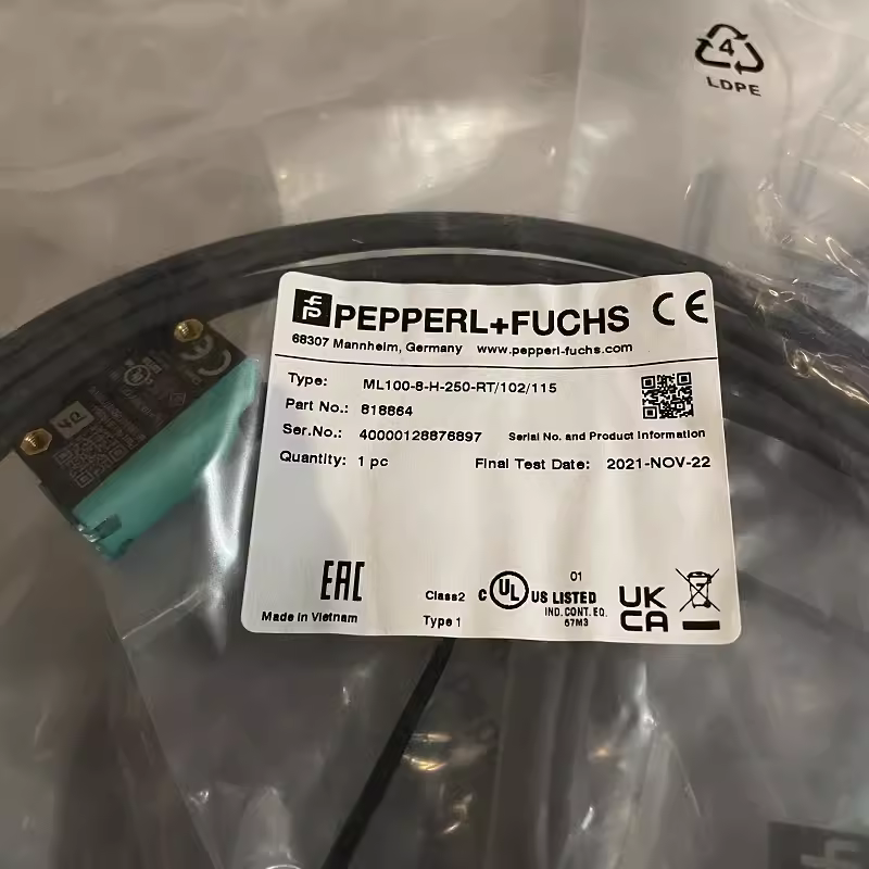 Pepperl+Fuchs Photoelectric Sensor ML100-8-H-250-RT/102/115